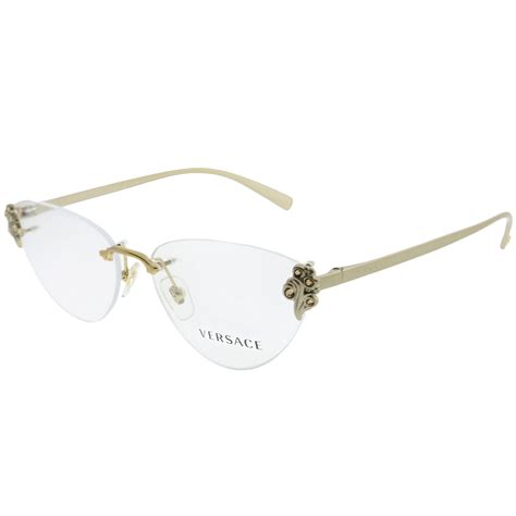 Versace rimless eyeglasses women